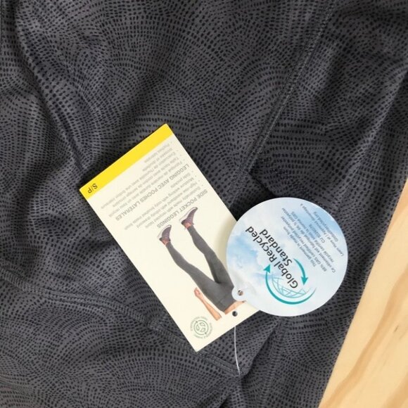 Mondetta Luxury Performance  Purple Grey Leggings women size S - Picture 14 of 15